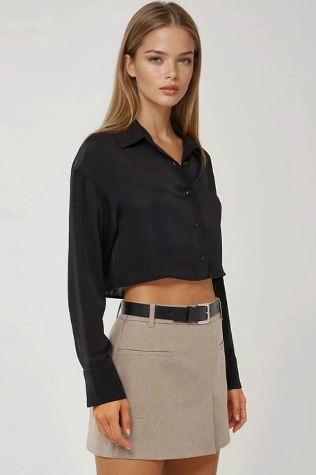 Vävd Mini Skort - Image 1