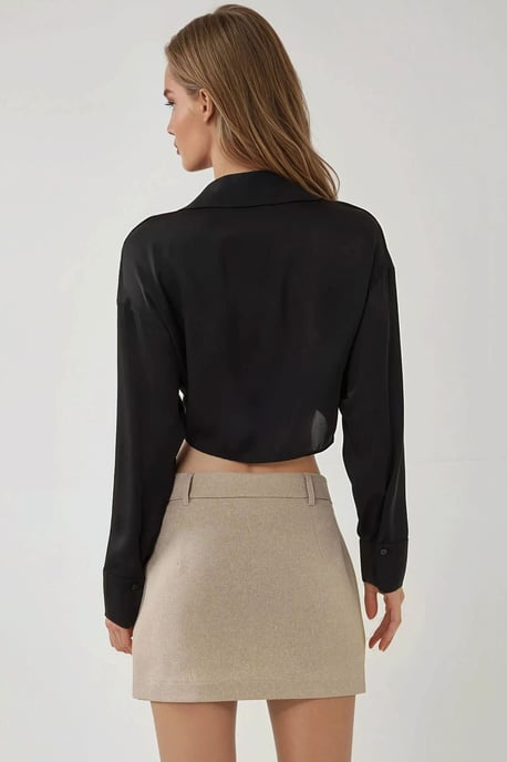 Vävd Mini Skort - Image 4