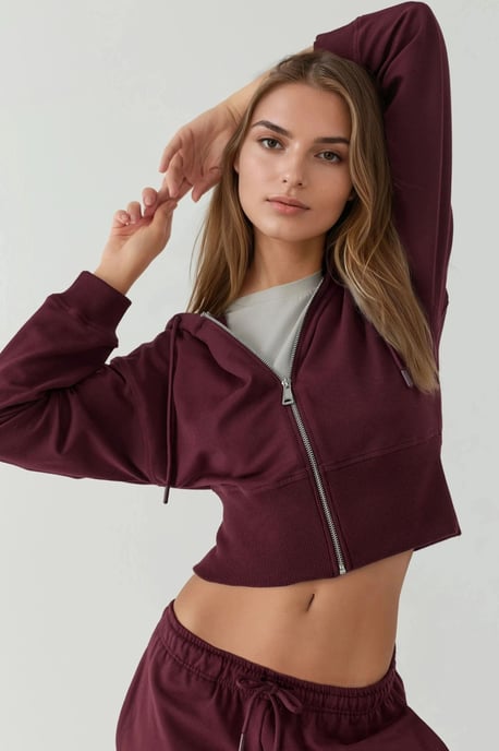 Hoodie met Rits - Image 4
