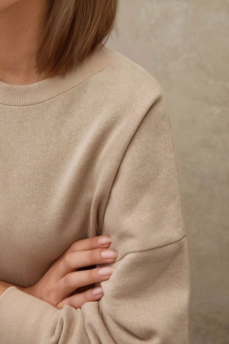 Oversized Crewneck Basis Sweatshirt - Image 4