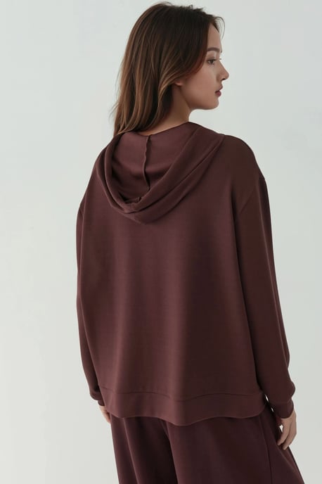 Zachte Aanraking Volledige Rits Hoodie Sweatshirt - Image 2