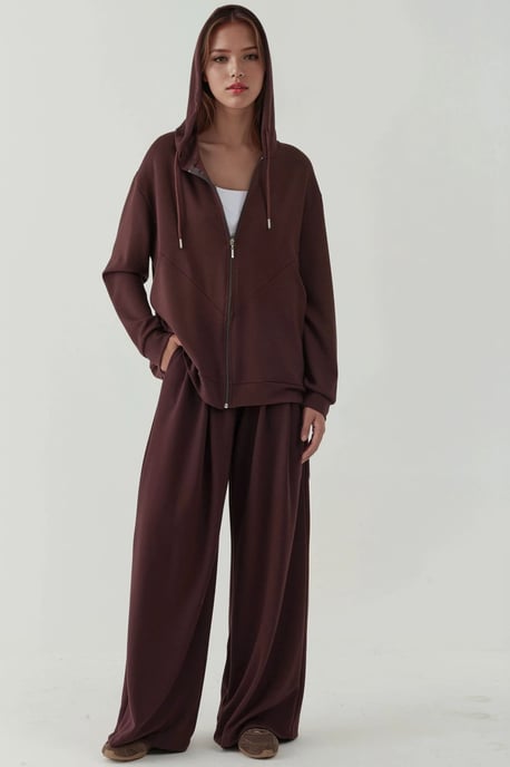 Zachte Aanraking Volledige Rits Hoodie Sweatshirt - Image 4