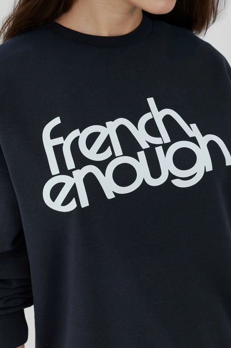 Geprinte Crewneck Langsleeve Verhoogde Sweater - Image 2