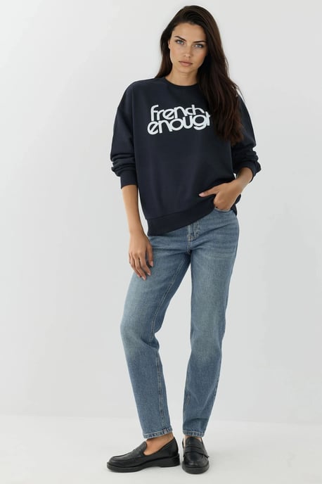 Geprinte Crewneck Langsleeve Verhoogde Sweater - Image 6