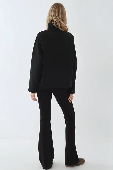 Ontspannen Fit Lange Mouwen Zip Hoodie - Image 4