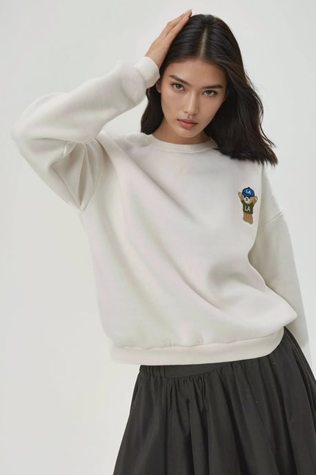 Embroidered Cotton Sweatshirt - Image 2
