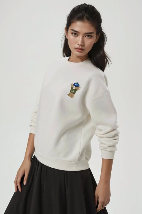 Embroidered Cotton Sweatshirt - Image 3