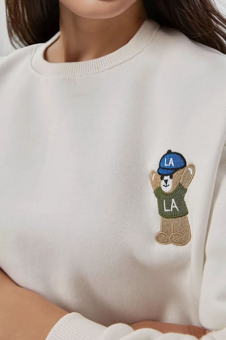 Embroidered Cotton Sweatshirt - Image 6