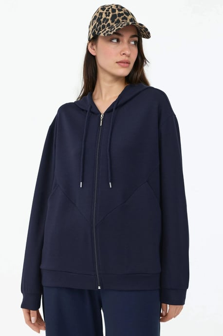 Soft Touch Full Zip Hoodie Sweatshirt - Image 4