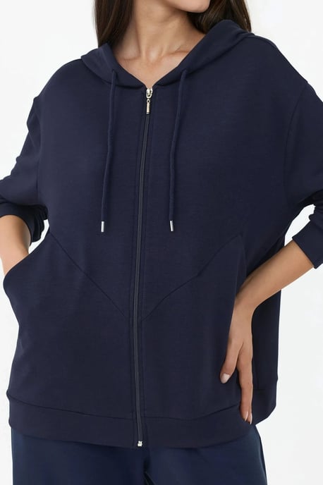 Soft Touch Full Zip Hoodie Sweatshirt - Image 5