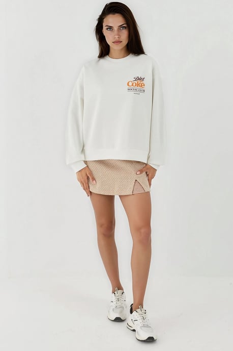 Bedrukt Ronde Hals Sweatshirt - Image 5