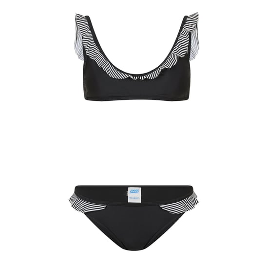 Women's Zoggs Frill Bikini in Black - Image 1