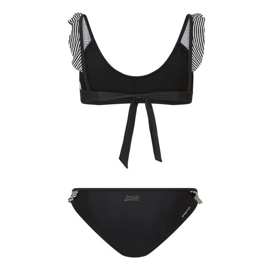 Women's Zoggs Frill Bikini in Black - Image 2