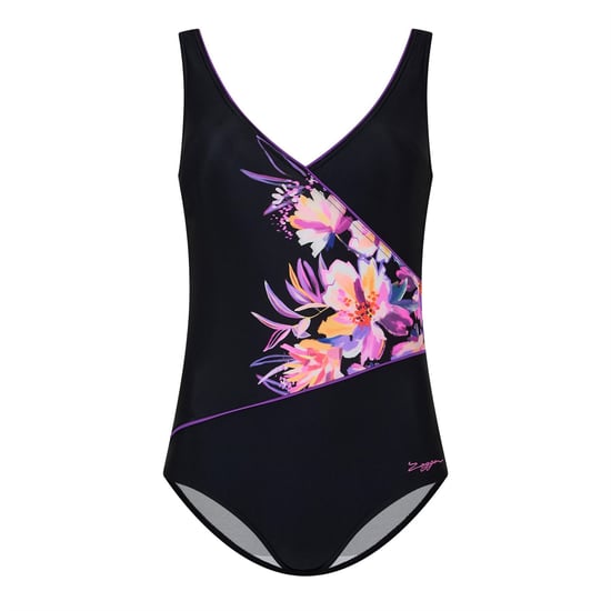 Women's Zoggs Wrap Front in Black - Image 1
