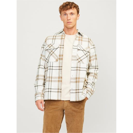 Men's Jack and Jones Raymond Shirt in Cloud Dancer - Image 1