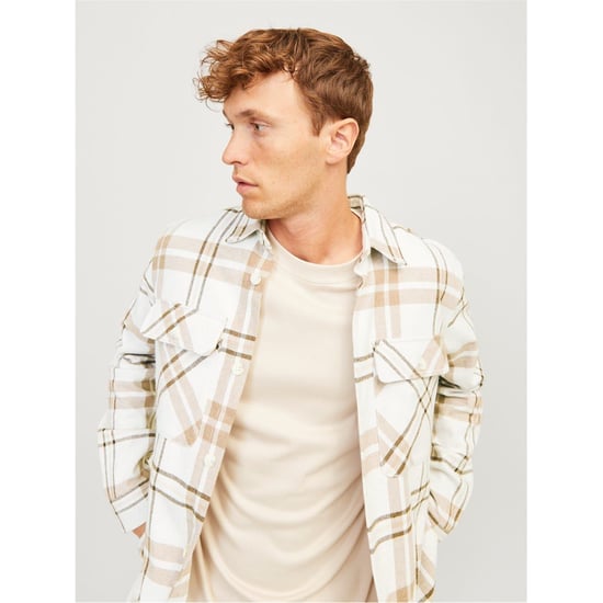 Men's Jack and Jones Raymond Shirt in Cloud Dancer - Image 2