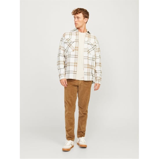 Men's Jack and Jones Raymond Shirt in Cloud Dancer - Image 5