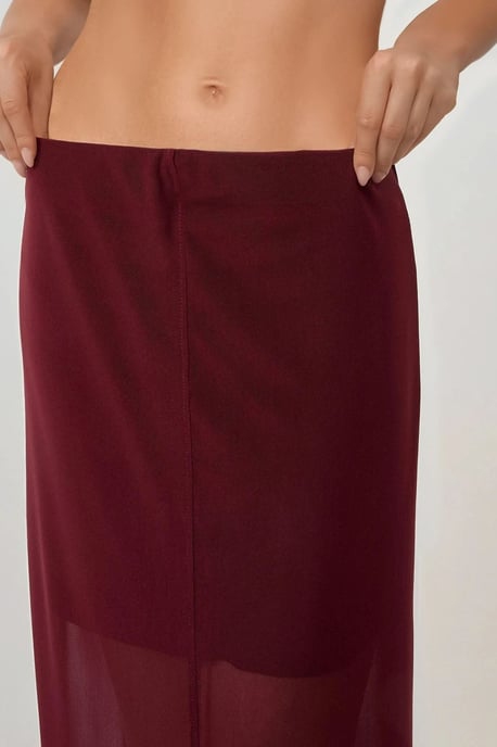 Hoge Taille Kanten Midi Rok Pika Collectie - Image 2