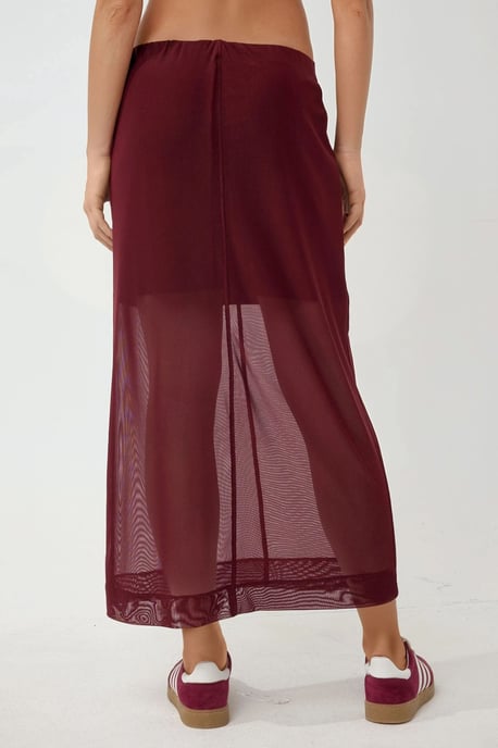 Hoge Taille Kanten Midi Rok Pika Collectie - Image 4