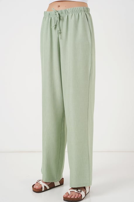 Breda Leggings med Snörning - Image 2
