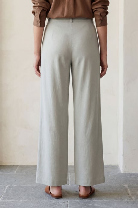 Comfort Plissé Recht Gemaakte Broek - Image 2
