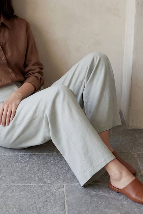 Comfort Plissé Recht Gemaakte Broek - Image 3