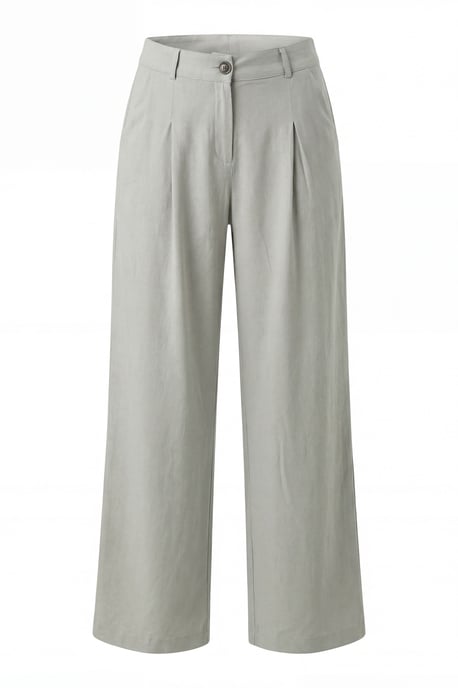 Comfort Plissé Recht Gemaakte Broek - Image 5