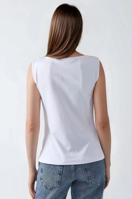 Slim Fit Rundhalsstickad Väst - Image 5