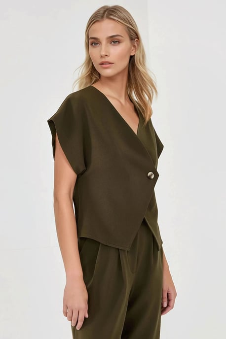 Getailleerd V-hals Gilet - Image 2