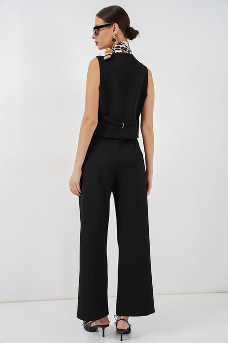 V-hals Crêpe Gilet - Image 6