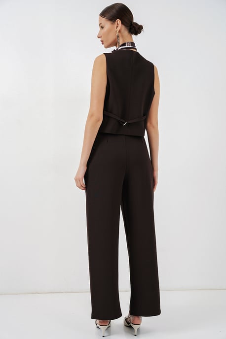 V-hals Crêpe Gilet - Image 5