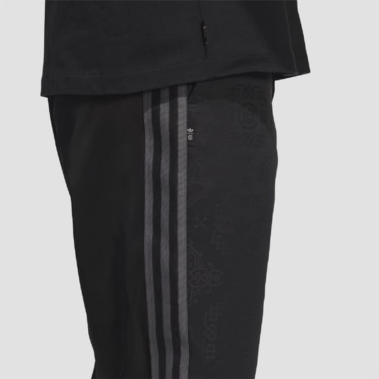 Men's adidas Originals CLOT LNY Allover Print Tracksuit Bottoms in Black - Image 6