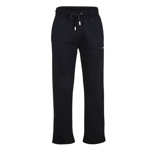 Men's Off White Pxl Diag Solid Patterned Sweatpants in Black-White - Image 1