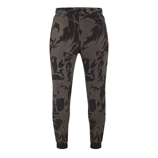 Men's Criminal Damage Abstract Jogger in Black - Image 2