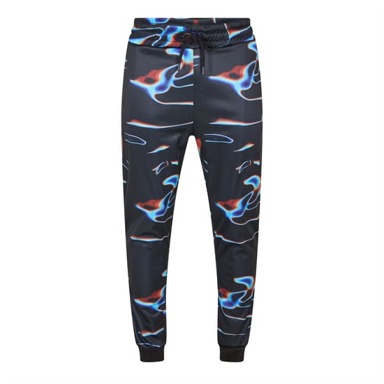 Men's Criminal Damage Warped Jogger in Black - Image 1