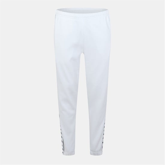 Men's Lacoste Solid Patterned Slim Sweatpants in White - Image 1