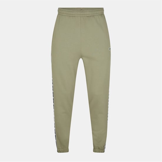 Men's Lacoste Solid Patterned Slim Sweatpants in Khaki - Image 1