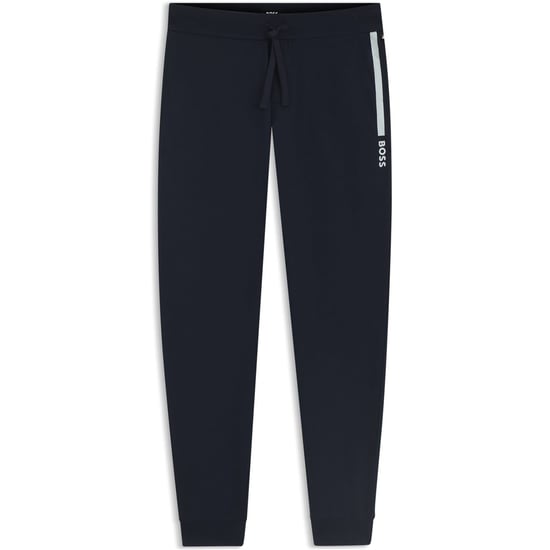 Men's Boss Tapered Jogging Bottoms in Dark Blue 404 - Image 1