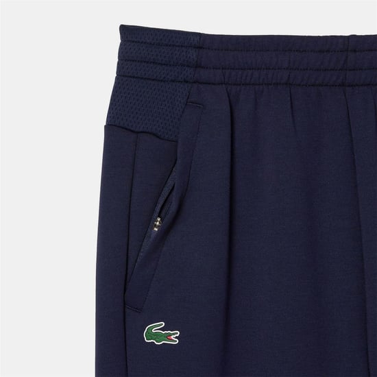 Men's Lacoste Monogram Track Bottoms in Blue - Image 4