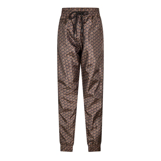 Men's Criminal Damage Louvre Jogger in Black/Brown - Image 1