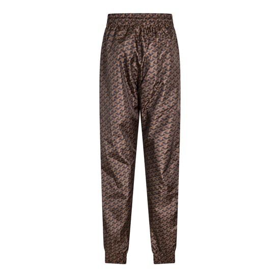 Men's Criminal Damage Louvre Jogger in Black/Brown - Image 2