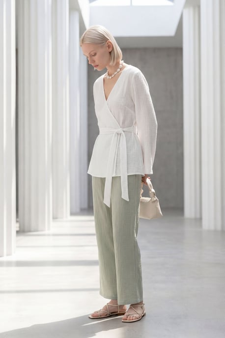 Elastische Taille Rechte Broek - Image 5