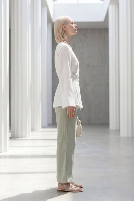 Elastische Taille Rechte Broek - Image 6