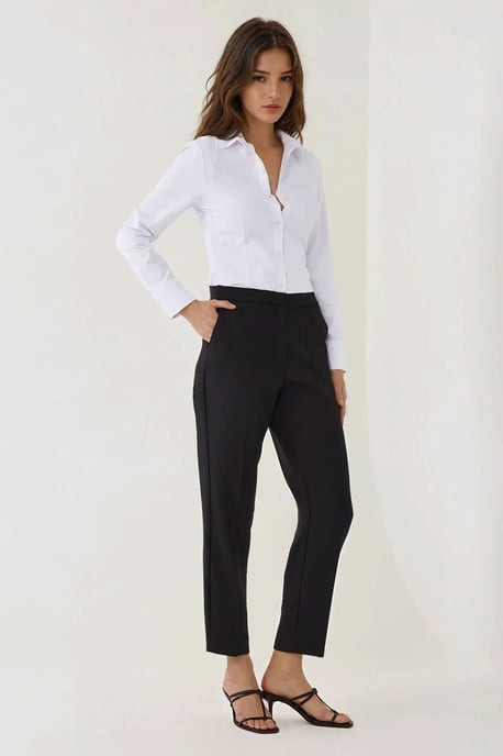 High Waist Straight Leg Pants - Image 3