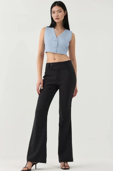 Low Waist Flare Pants - Image 5