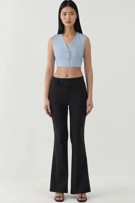 Low Waist Flare Pants - Image 6