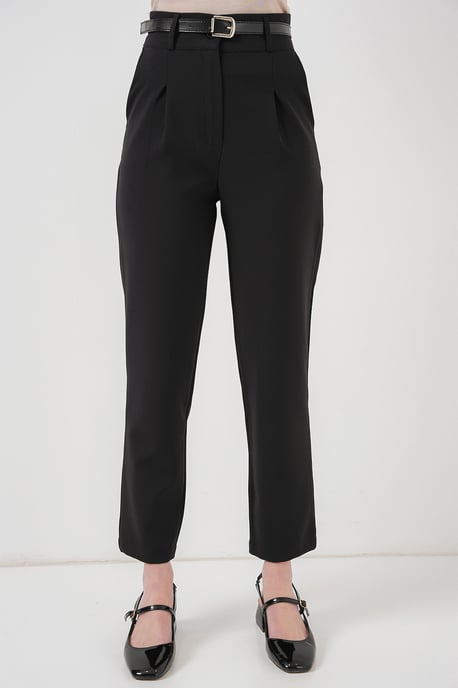 Reguliere Pasvorm Rechtlopende Broek met Ritssluiting - Image 3