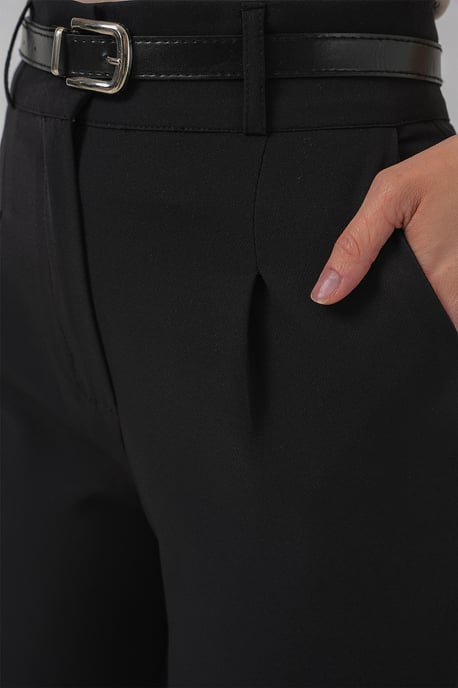 Reguliere Pasvorm Rechtlopende Broek met Ritssluiting - Image 4