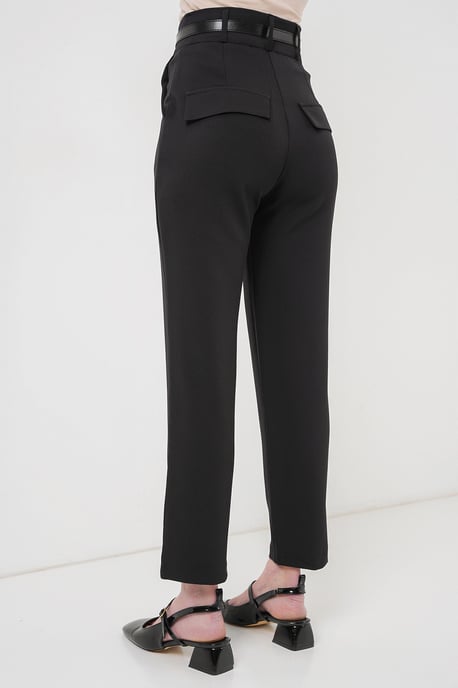Reguliere Pasvorm Rechtlopende Broek met Ritssluiting - Image 5