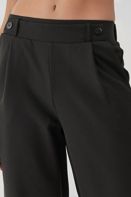 Button Detail High Waist Pants - Image 5
